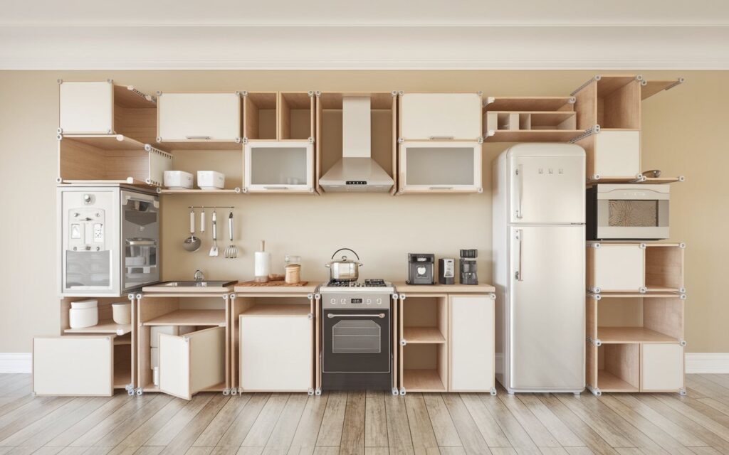 Straight Modular Kitchens